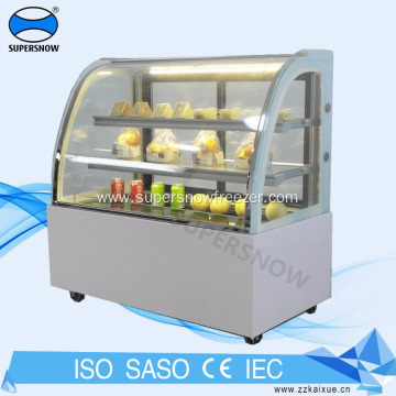 Supermarket Refrigerated Cake Bakery Display showcase